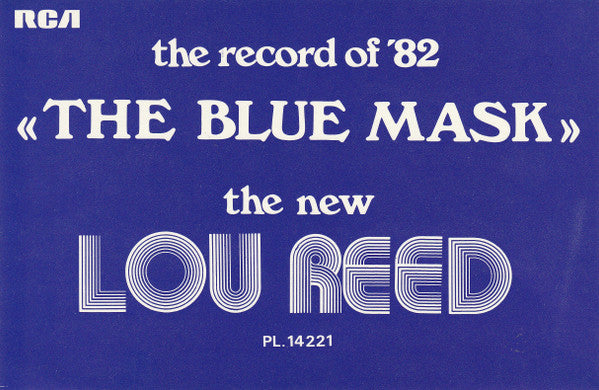 Lou Reed -The Blue Mask