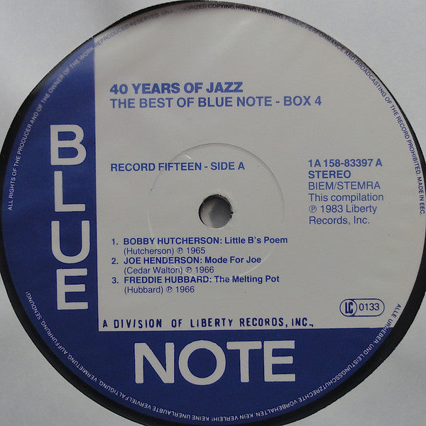 Various - 40 Years Of Jazz - The Best Of Blue Note - Box 4