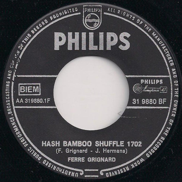 Ferre Grignard -Hash Bamboo Shuffle 1702 / Drunken Sailor