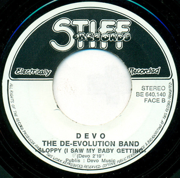Devo The De-Evolution Band* -(I Cån't Gèt Mé Nö) Såtisfactiön / Slöppy (I Såw My Baby Gétting)
