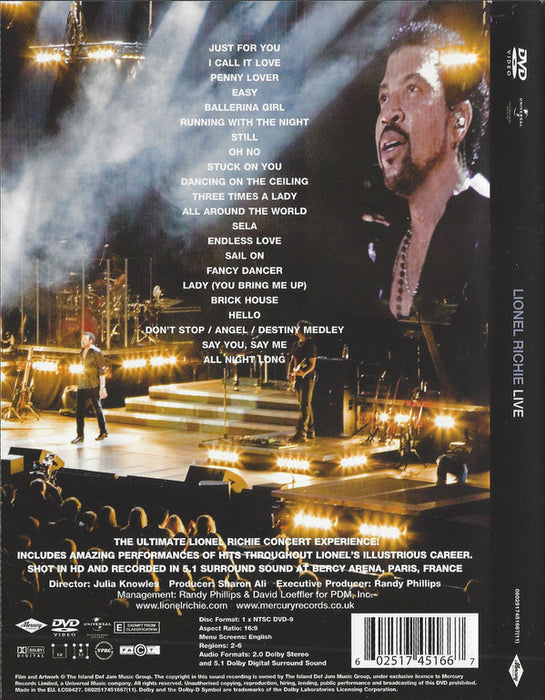 Lionel Richie -Live: His Greatest Hits And More