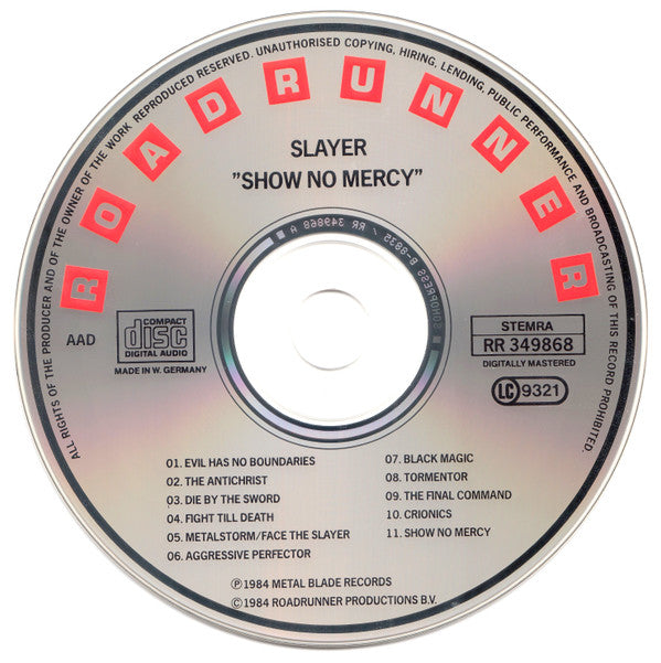 Slayer -Show No Mercy