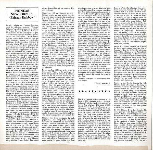 Phineas Newborn Jr. - Phineas' Rainbow