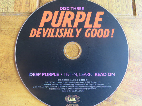 Deep Purple -Listen Learn Read On