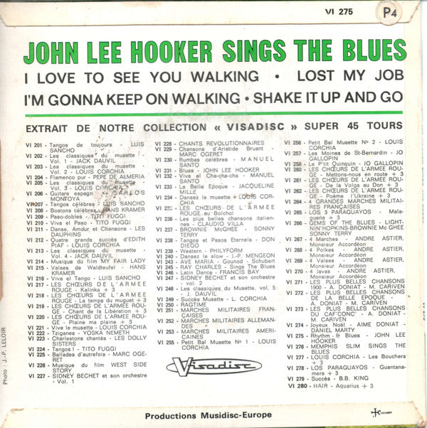 John Lee Hooker - Sings The Blues