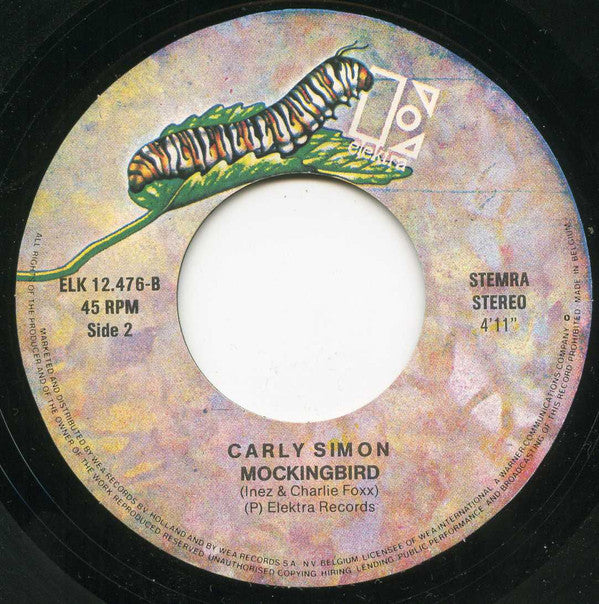 Carly Simon -You're So Vain / Mockingbird