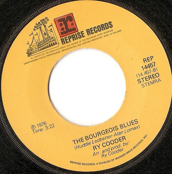 Ry Cooder -He'll Have To Go