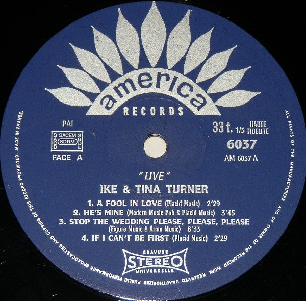 Ike & Tina Turner -Live!