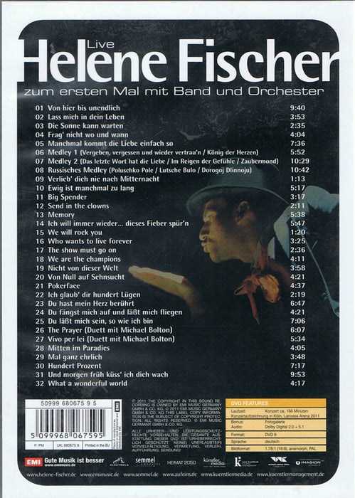 Helene Fischer -Live Helene Fischer Zum Ersten Mal Mit Band Und Orchester