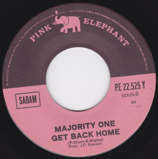 Majority One -Because I Love / Get Back Home