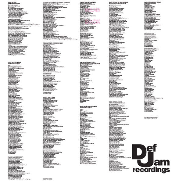 Public Enemy - It Takes A Nation Of Millions To Hold Us Back