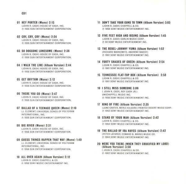 Johnny Cash - Man In Black (The Very Best Of Johnny Cash)