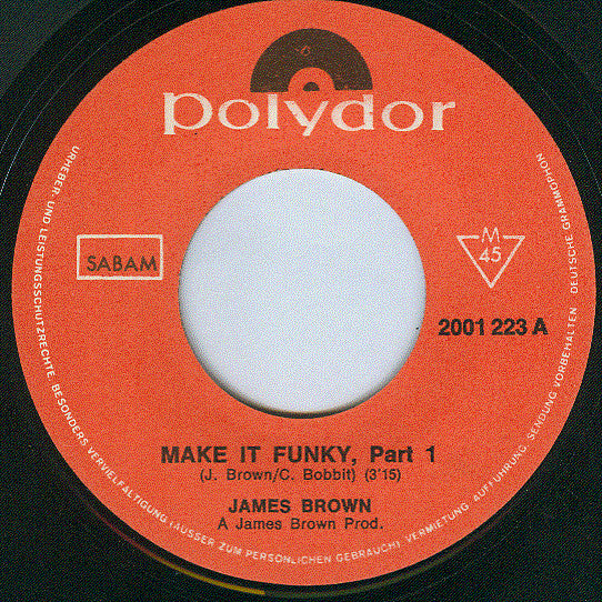 James Brown -Make It Funky, Parts 1 & 2