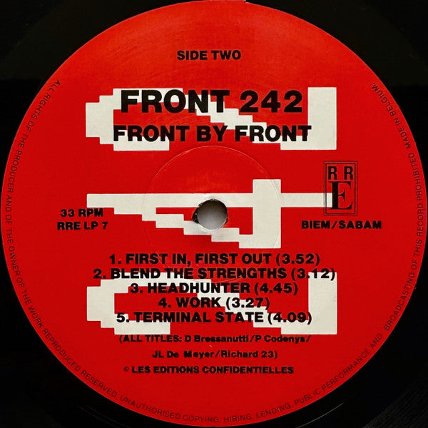 Front 242 - Front By Front