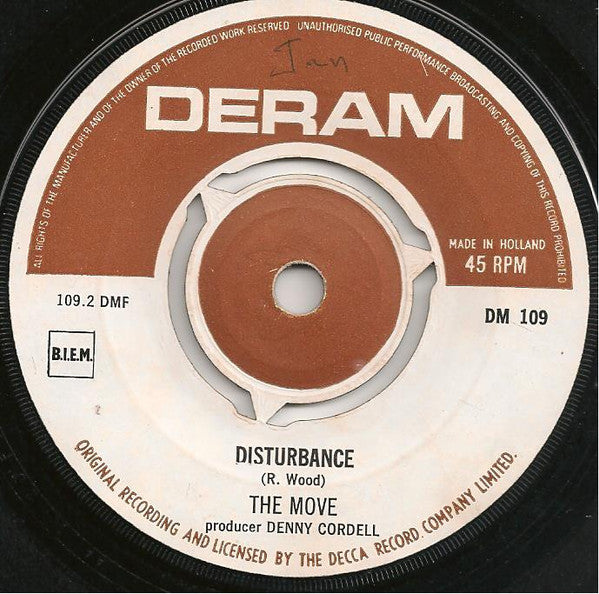 The Move -Night Of Fear / The Disturbance