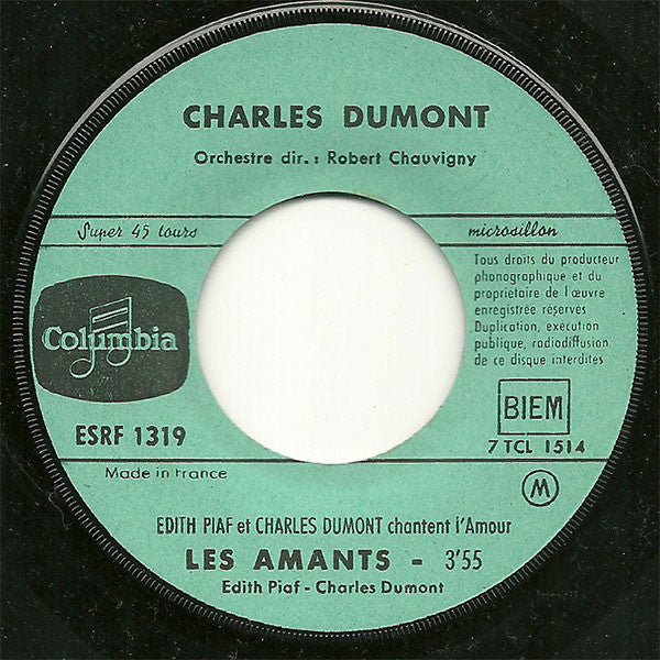 Edith Piaf Et Charles Dumont -Chantent L'amour...