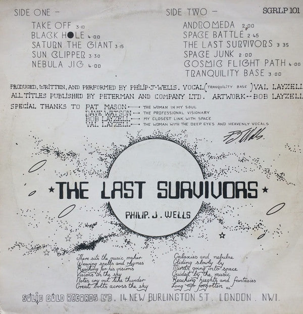 Philip J. Wells -The Last Survivors