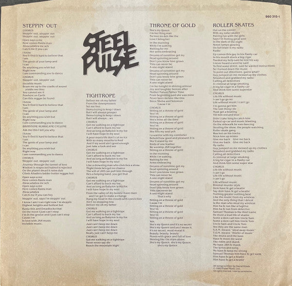 Steel Pulse -Earth Crisis