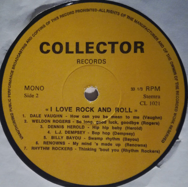Various - I Love Rock And Roll