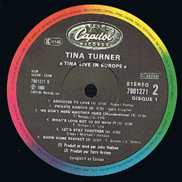 Tina Turner -Tina Live In Europe