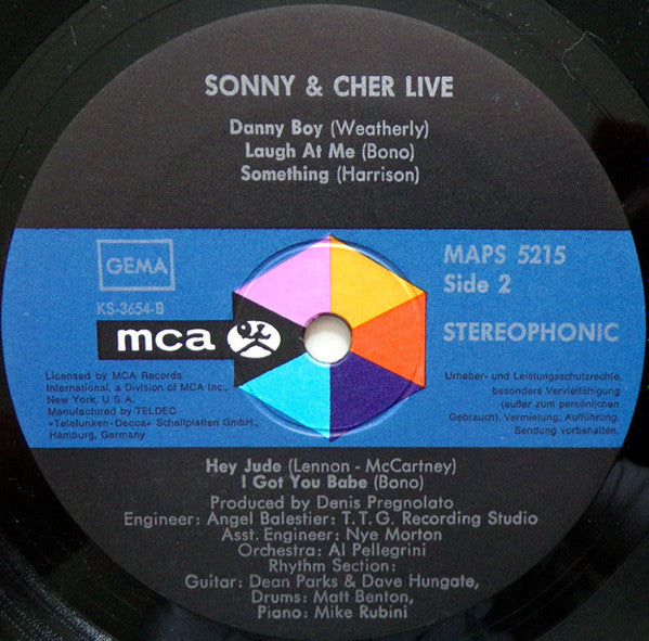 Sonny &amp; Cher - Sonny &amp; Cher Live