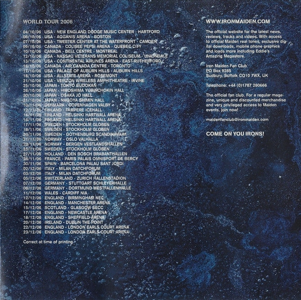 Iron Maiden -A Matter Of Life And Death