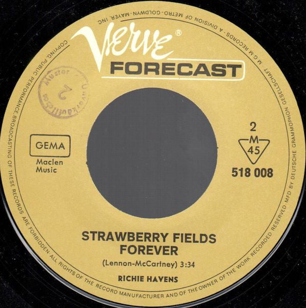 Richie Havens -Indian Rope Man / Strawberry Fields Forever