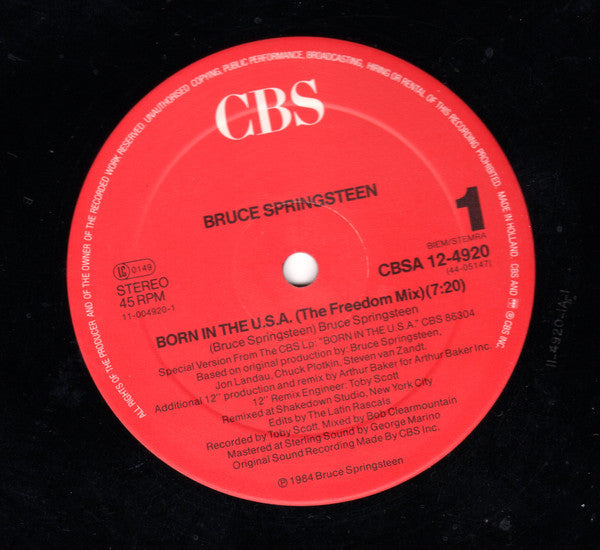 Bruce Springsteen -Born In The U.S.A.