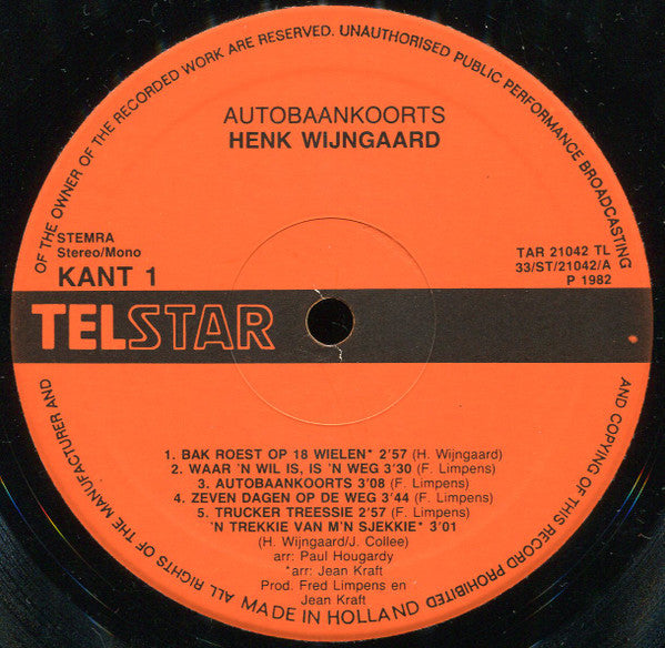 Henk Wijngaard -Autobaankoorts