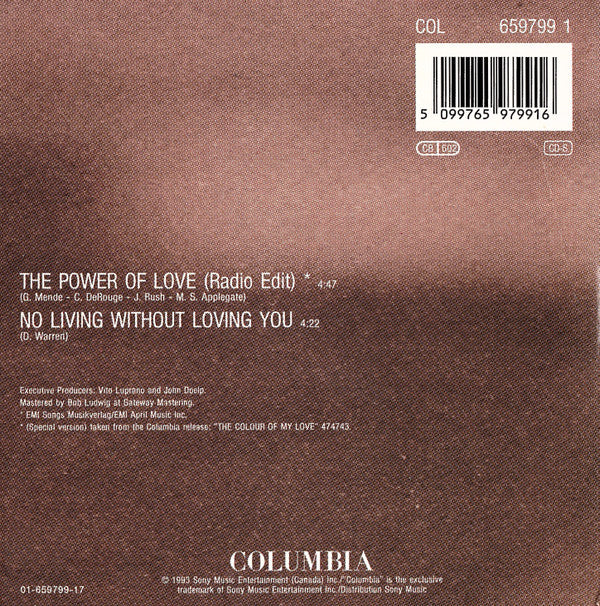 Celine Dion* - The Power Of Love