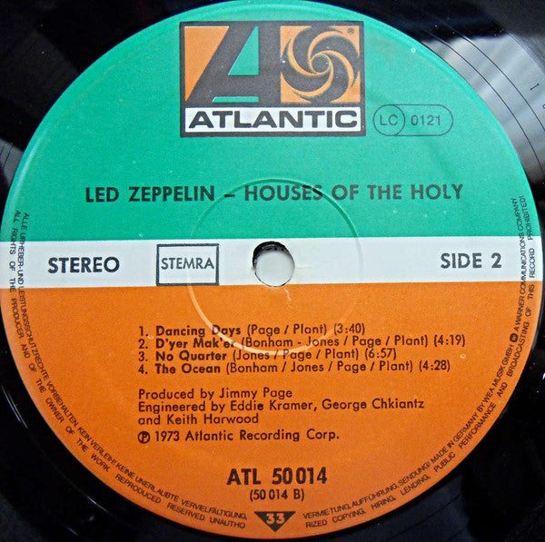 Led Zeppelin -Houses Of The Holy