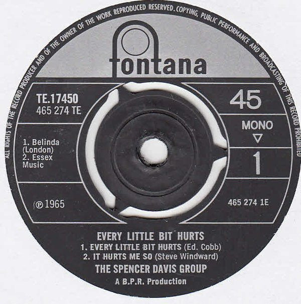 The Spencer Davis Group -Every Little Bit Hurts
