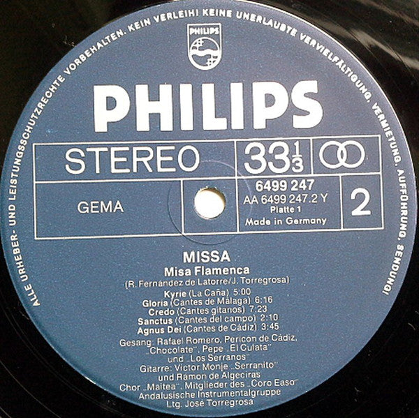 Various - Missa Luba / Misa Criolla / Misa Flamenco / Messe Des Savanes