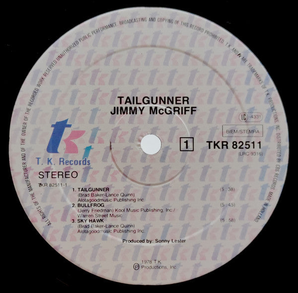 Jimmy McGriff -Tailgunner