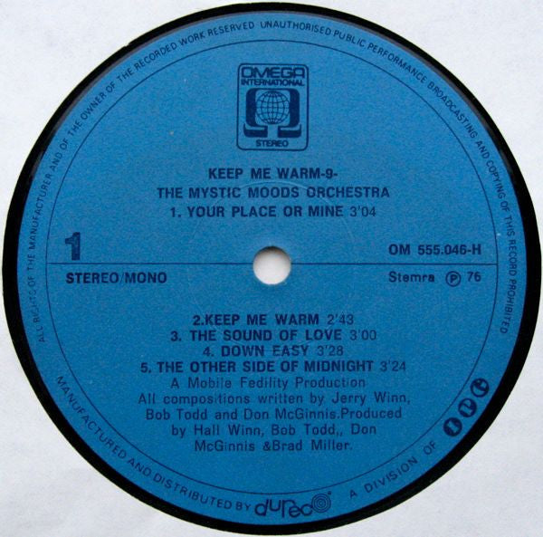 Mystic Moods* -Keep Me Warm