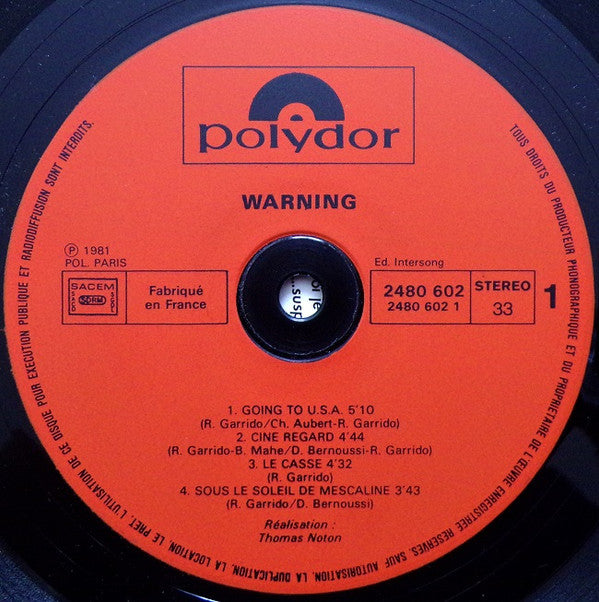 Warning (5) -Warning
