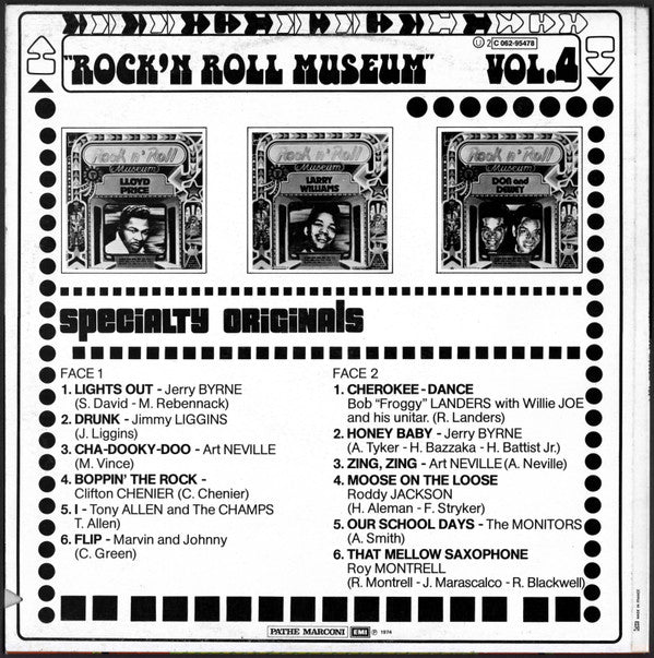 Various -Rock N' Roll Museum Vol 4 Specialty Originals