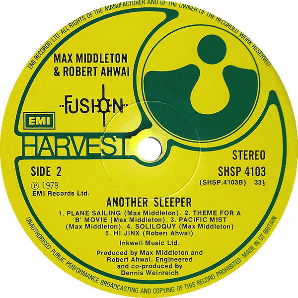 Max Middleton, Robert Ahwai -Another Sleeper