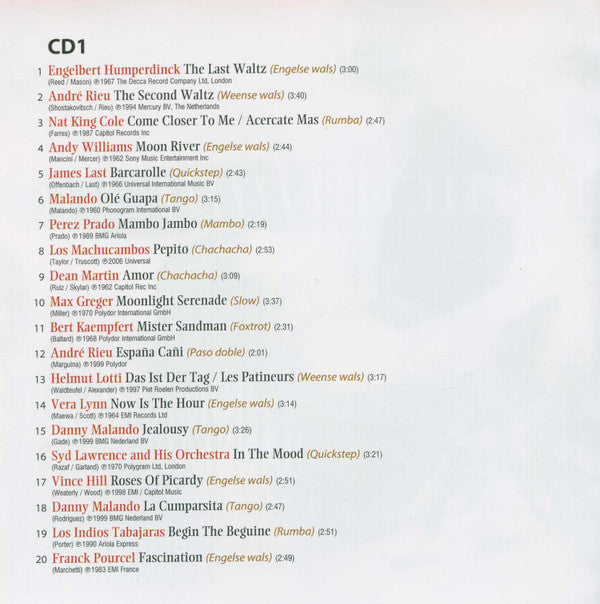 Various - Funiculi Funicula - Romantische Dansfavorieten