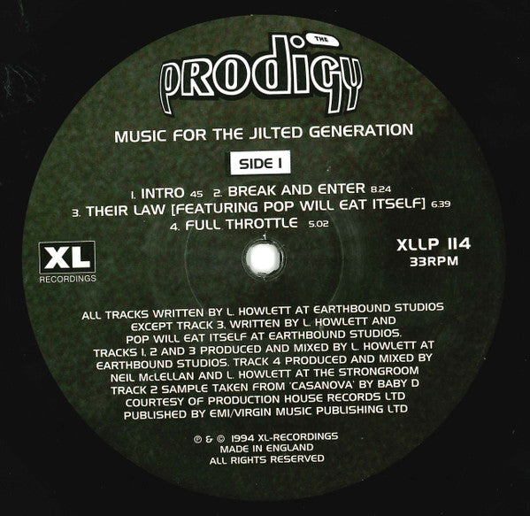 The Prodigy -Music For The Jilted Generation