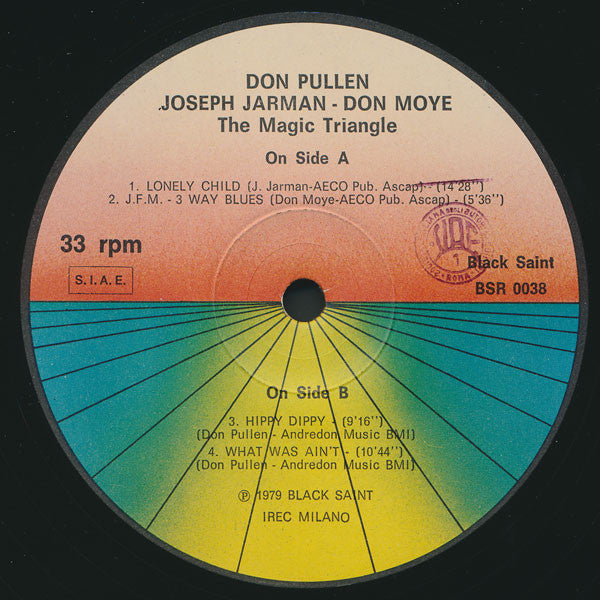 Don Pullen, Joseph Jarman, Don Moye* - The Magic Triangle