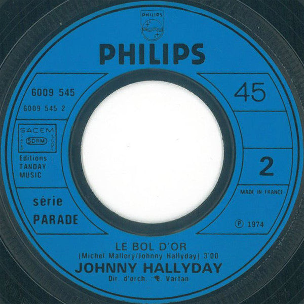 Johnny Hallyday -Johnny Rider / Le Bol D'or