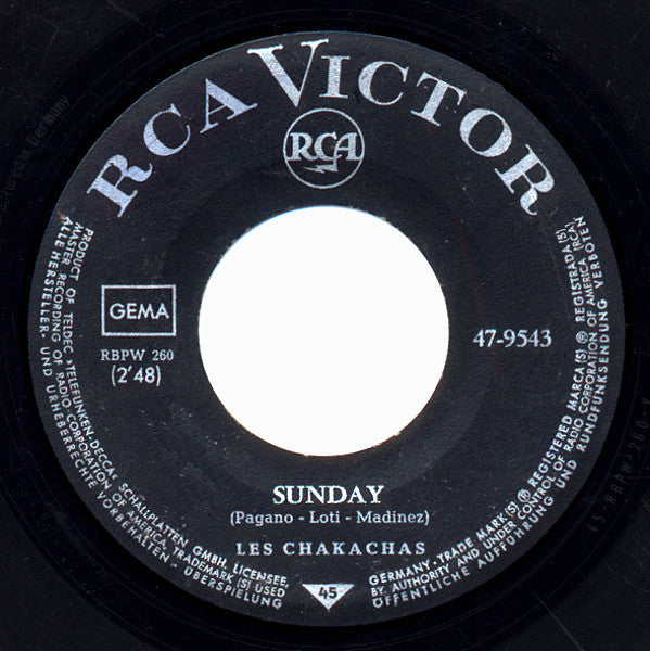 Les Chakachas* -Corrina Yé Yé / Sunday