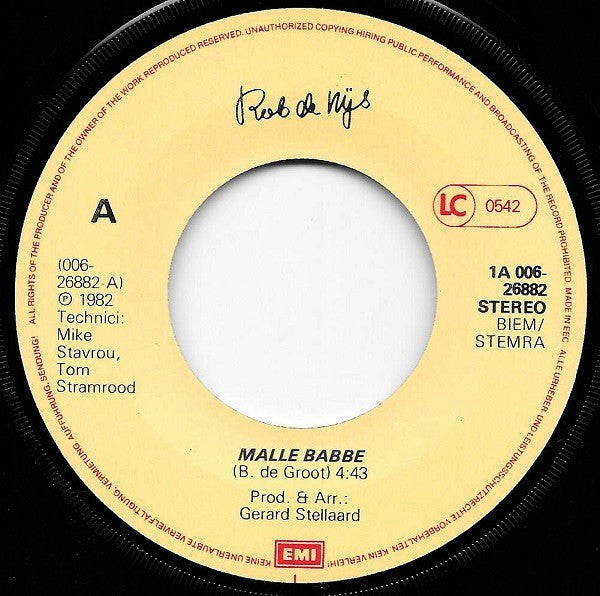 Rob de Nijs -Malle Babbe (Live)