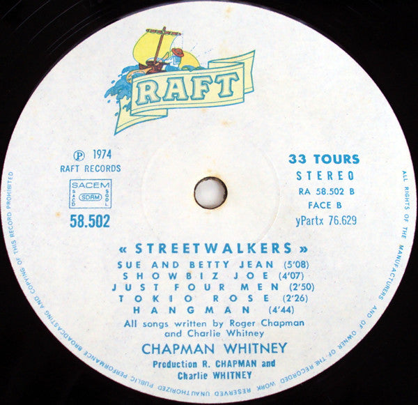 Chapman-Whitney -Streetwalkers