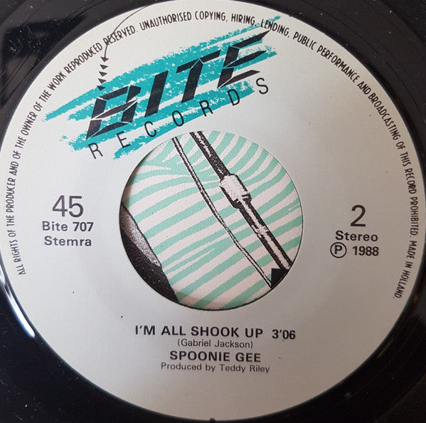 Spoonie Gee - Hit Man (Remix) / I'm All Shook Up