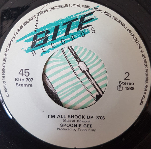 Spoonie Gee -Hit Man (Remix) / I'm All Shook Up