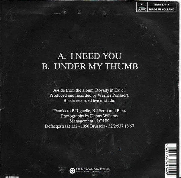 The Scabs -I Need You