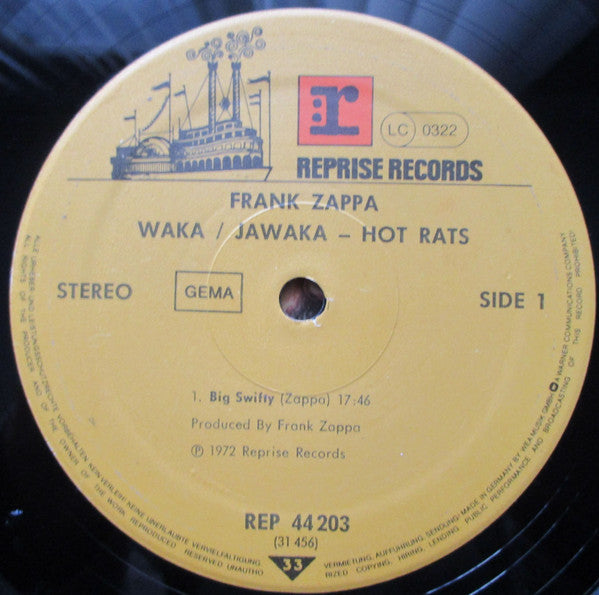 Frank Zappa -Waka / Jawaka - Hot Rats