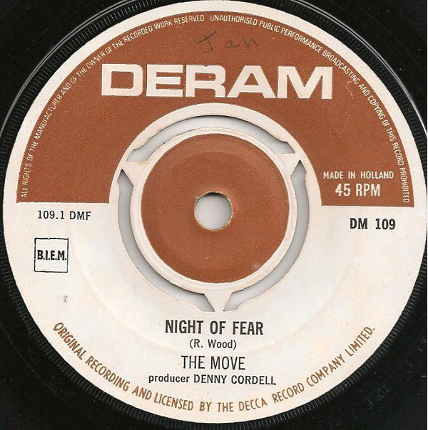 The Move -Night Of Fear / The Disturbance